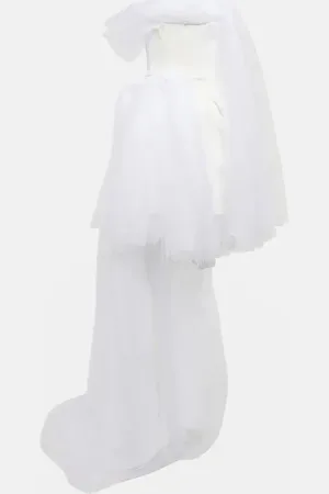 MATICEVSKI Evermore strapless tulle minidress