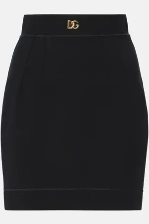 Dolce & Gabbana DG jersey miniskirt