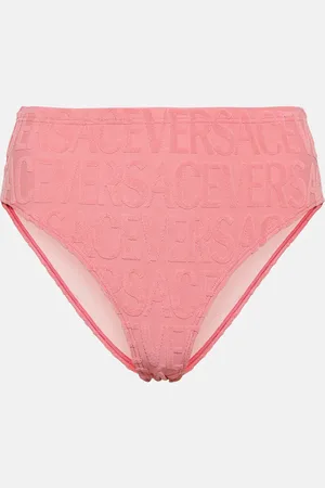 VERSACE La Greca jacquard bikini bottoms