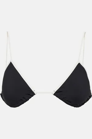 Marysia Bianco triangle bikini top