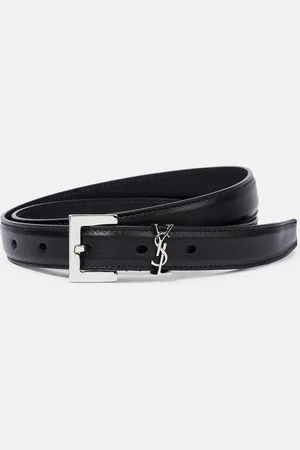 Saint Laurent Cassandre 20 leather belt