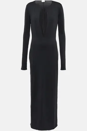 MAGDA BUTRYM Cutout silk maxi dress