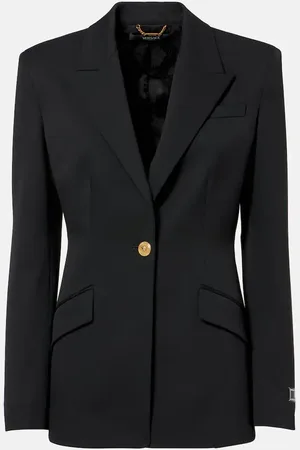 VERSACE Wool-blend blazer