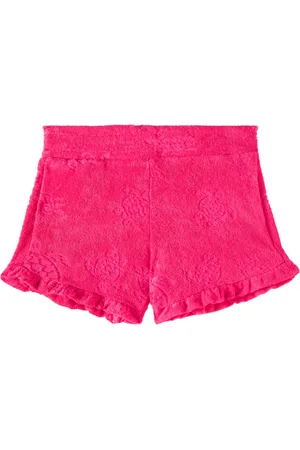 Vilebrequin Jacquard ruffled cotton terry shorts