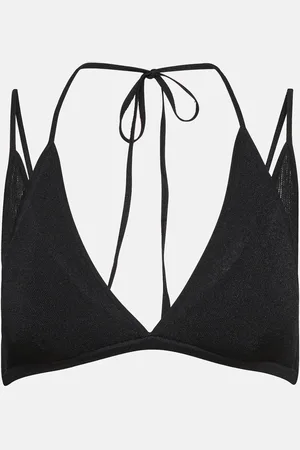 DION LEE Modular Butterfly mesh bra top