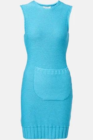 J.W.Anderson Knitted cotton and wool minidress