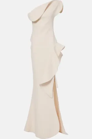 MATICEVSKI Provenance ruffled one-shoulder gown