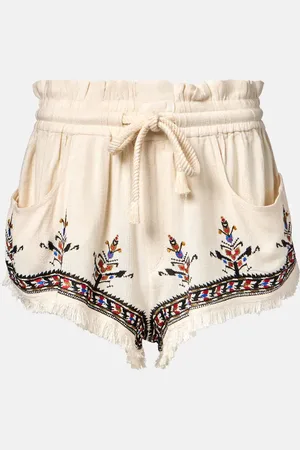 Marant Etoile Kriss embroidered shorts