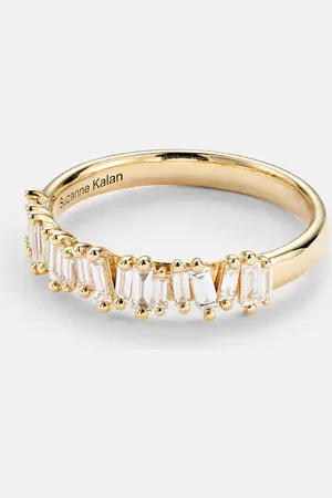Suzanne Kalan Fireworks 18kt ring with diamonds
