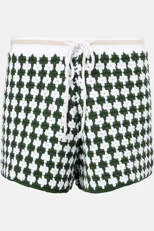The Upside Portobello Malik crochet cotton shorts