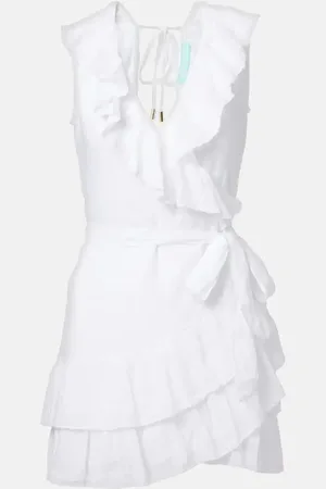 Melissa Odabash Molly open-back cotton wrap dress