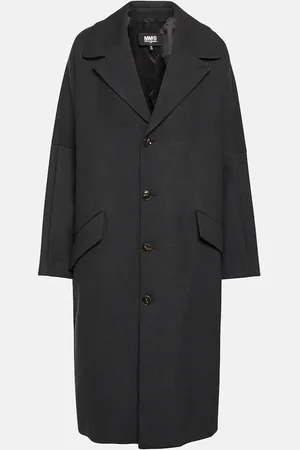 Maison Margiela Single-breasted wool-blend coat