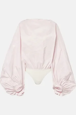 Alaïa AlaÃ¯a Balloon silk bodysuit