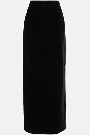 WARDROBE.NYC Velvet maxi skirt