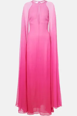 Tom Ford OmbrÃ© cutout silk crepon gown
