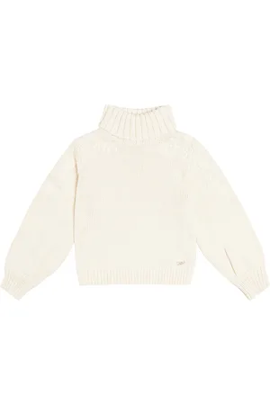 Chloé ChloÃ© Kids Turtleneck cotton and wool sweater