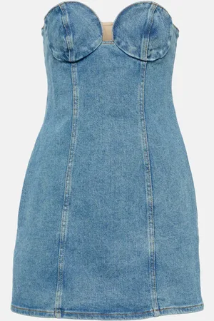 MAGDA BUTRYM Denim corset dress