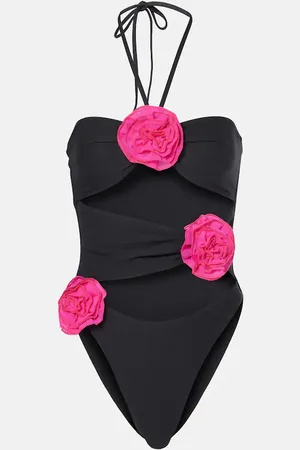 SAME Floral-appliquÃ© cutout swimsuit