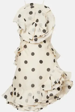 ZIMMERMANN Crush polka-dot ruffle minidress