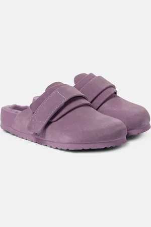 Birkenstock X Tekla Nagoya suede slippers