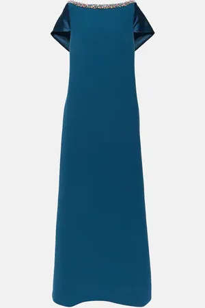 Safiyaa Sallie embellished crÃªpe gown