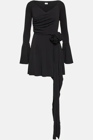 MAGDA BUTRYM Off-shoulder bell-sleeve minidress