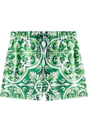 Dolce & Gabbana Baby Majolica swim trunks