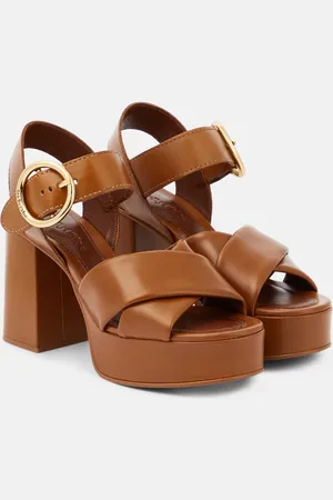 See by Chloé See By ChloÃ© Lyna leather platform sandals