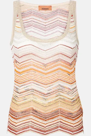 Missoni Zigag lamÃ© tank top