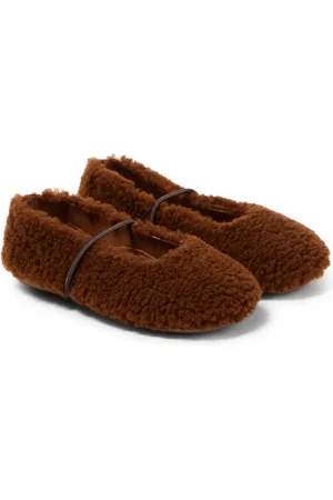PèPè PÃ¨PÃ¨ Shearling ballet flats