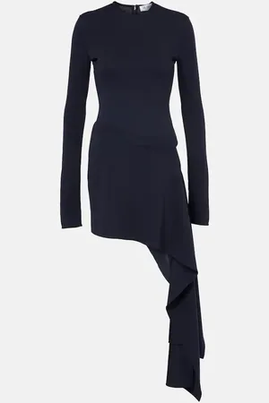 The Attico Draped cutout minidress