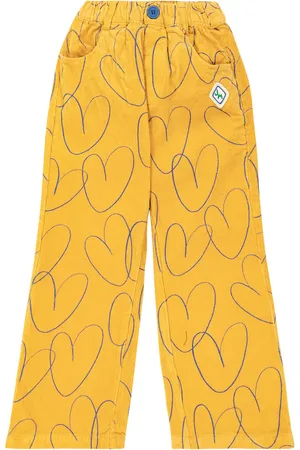 Jelly Mallow Heart corduroy pants