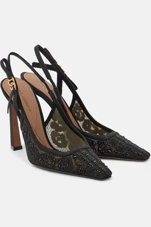 Dolce & Gabbana DG embellished slingback pumps