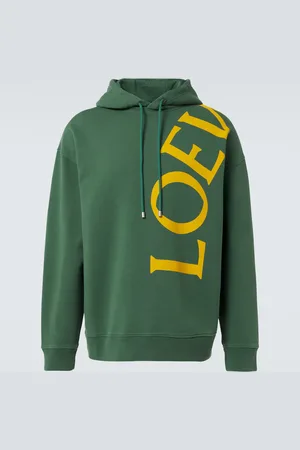 Loewe Logo cotton fleece hoodie