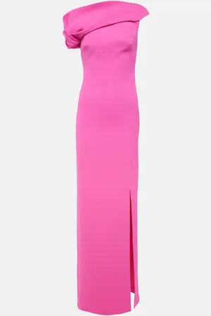 Safiyaa Dara crÃªpe gown