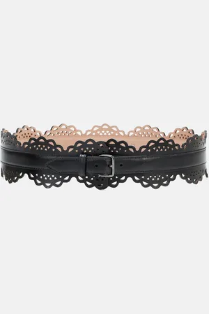 Alaïa AlaÃ¯a Laser-cut leather belt