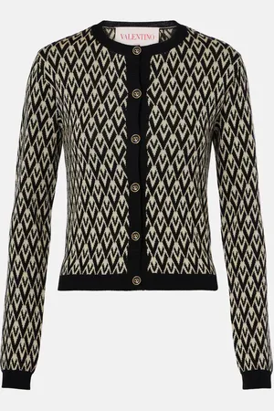 VALENTINO Toute La V virgin wool cardigan