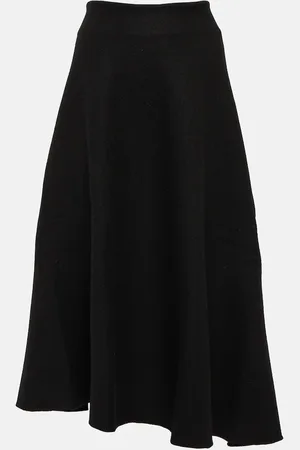 Jil Sander Virgin wool midi skirt