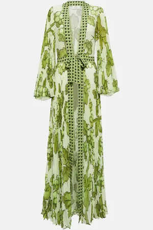 Etro Pleated georgette beach cover-up