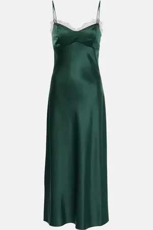 VERONICA BEARD Bixie silk-blend satin slip dress