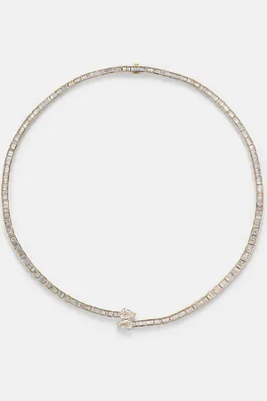 Anita Saturn 18kt choker with diamonds