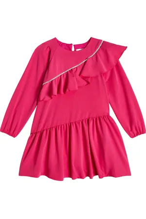 MONNALISA Embellished ruffled dress