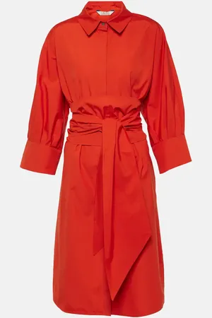 Max Mara Cotton poplin shirt dress