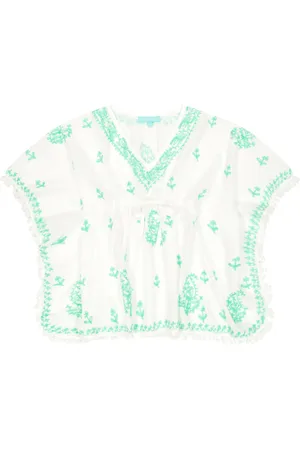Melissa Odabash Baby Sharize embroidered kaftan dress
