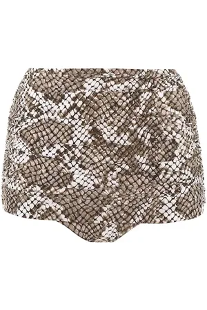 Norma Kamali Bill high-waisted bikini bottoms