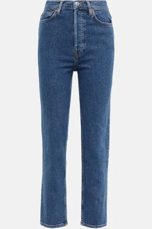 RE/DONE 70s Stove Pipe high-rise jeans