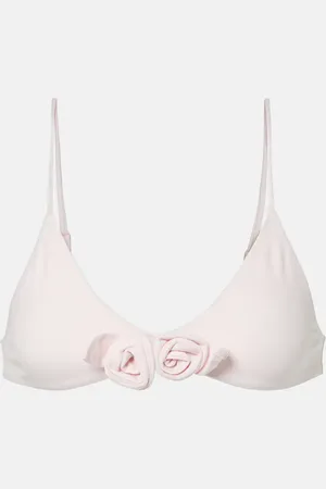 COPERNI Floral-appliquÃ© bikini top