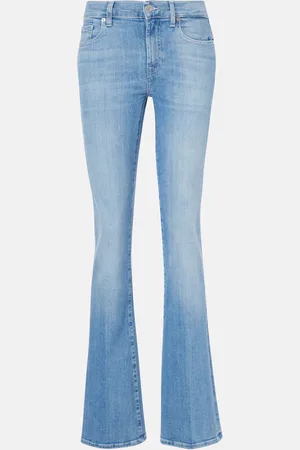 7 for all Mankind Mid-rise flared jeans