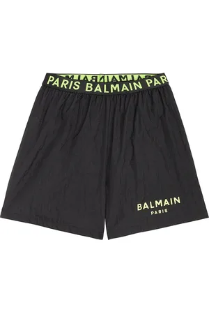 Balmain Logo swim trunks