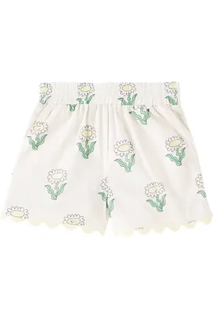 Stella McCartney Printed cotton Bermuda shorts